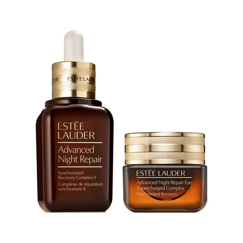 Estee Lauder Small Brown Bottle Repair Essence 50ml+ Eye Cream 15ml Set face concealer cosmetics face foundation cream for face