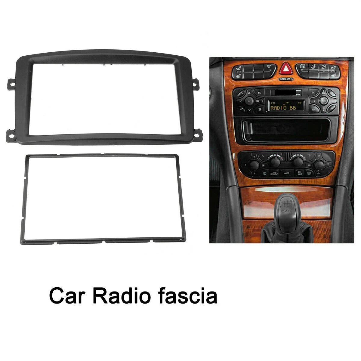 2 Din автомобильный радиоприемник Fascia DVD-плеер панели наборы стереоприборная