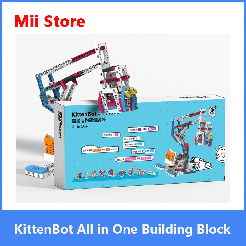 KittenBot все в одном блокировочный блок для Micro:bit Micro Python Scratch 3,0 Makecode as makeblock Ultimate KittenBot все в одном блокировочный блок для Micro:bit Micro Python Scratch 3,0 Makecode as makeblock Ultimate