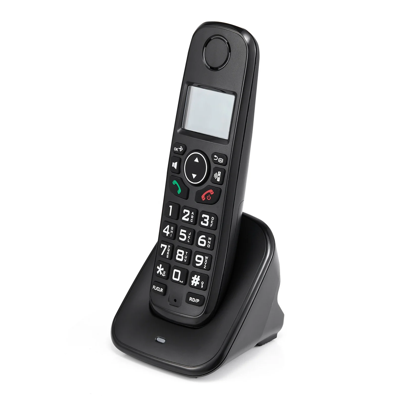 dect6 0 expandable cordless phone system with 3 lines lcd display caller id support 5 handsets landline telephone for office free global shipping