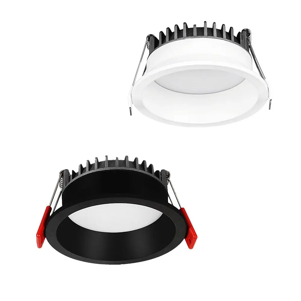 

Recessed Anti glare LED COB Downlight Dimmable 220V 110V 7W9W12W15W24W Home Living Room Indoor Lighting Ceiling Lamp Spot Light