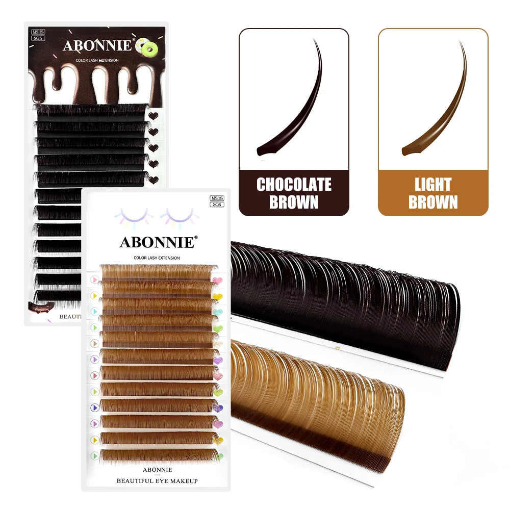 

Индивидуальные ресницы Abonnie Ellipse, ультрамаг, объем, наращивание ресниц, разделенные наконечники, плоские реснички