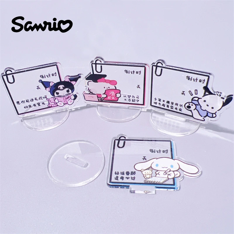 

Sanrio Countdown Standing Sign Pachacco Hello Kitty Cartoon Mini Cute Portable Student Inspirational Creative Desktop Ornaments