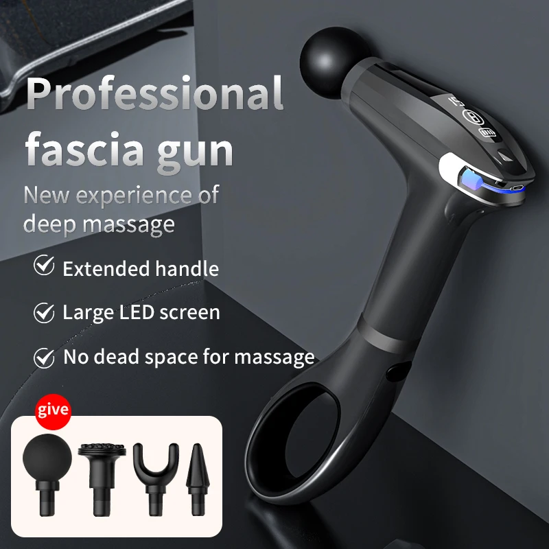 

Professional Massage Gun Fitness Extended Massage Tapping Deep Tissue Muscle Massager for Full Body, Back and Neck Pain Relief
