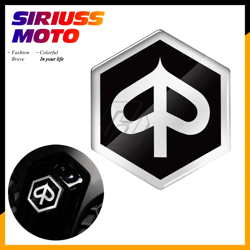 3D Эмблема-логотип для мотоцикла, подходит для PIAGGIO Beverly Fly Liberty MP3 125 150 200 250 300 400 перед/зад.