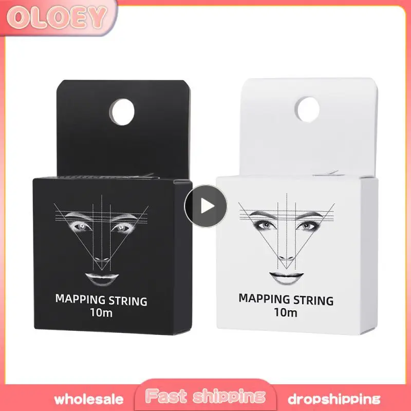 

Тату-нить для бровей, маркер для татуажа, линейка для бровей, линейка, дополнительные линии для рисования с чернилами, позиционирование, карта линий, коробка, новинка, корейский