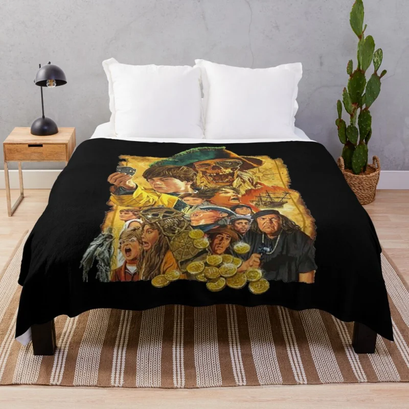 

RARE!! The Goonies Artwork Poster Throw Blanket Beautiful Blankets Retro Blankets