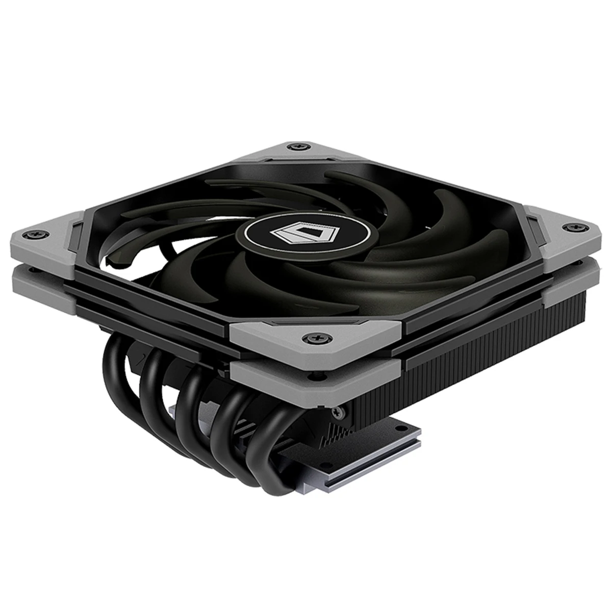 Id-resfriamento Is50x Baixo Perfil Cpu Radiador Lga1700 1200 115x Am4 Heatpipe Preto 12cm Ventilador de Refrigeração 55 mm Altura para a4 Chassi Ventiladores e resfriadores