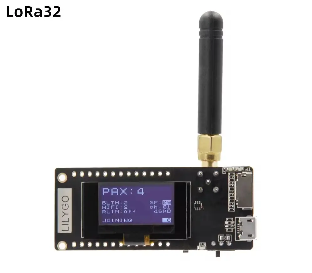 LoRa32 V2.1 _ 1.6.1 ESP32 433/868 МГц 915 дюйма OLED SD-карта Bluetooth WIFI модуль измерения пассажирских