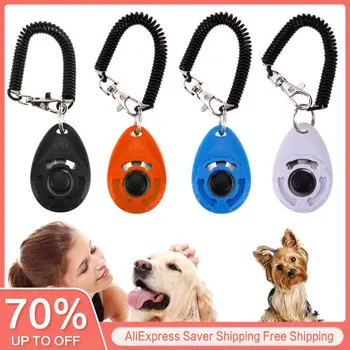 Multi-colors Pet Dog Tranining Clicker Whistle Pet Training Supplies Obedience Training Aid Guide Wrist Strap Smart Dog Tool 1
