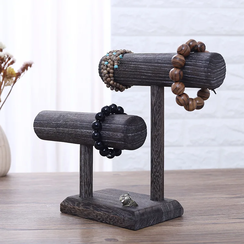 Vintage Bracelet Watches Head Rope Hair Storage Rack Jewelry Display for Exhibition Bangle Necklace Organizer Holder Showcase images - 6