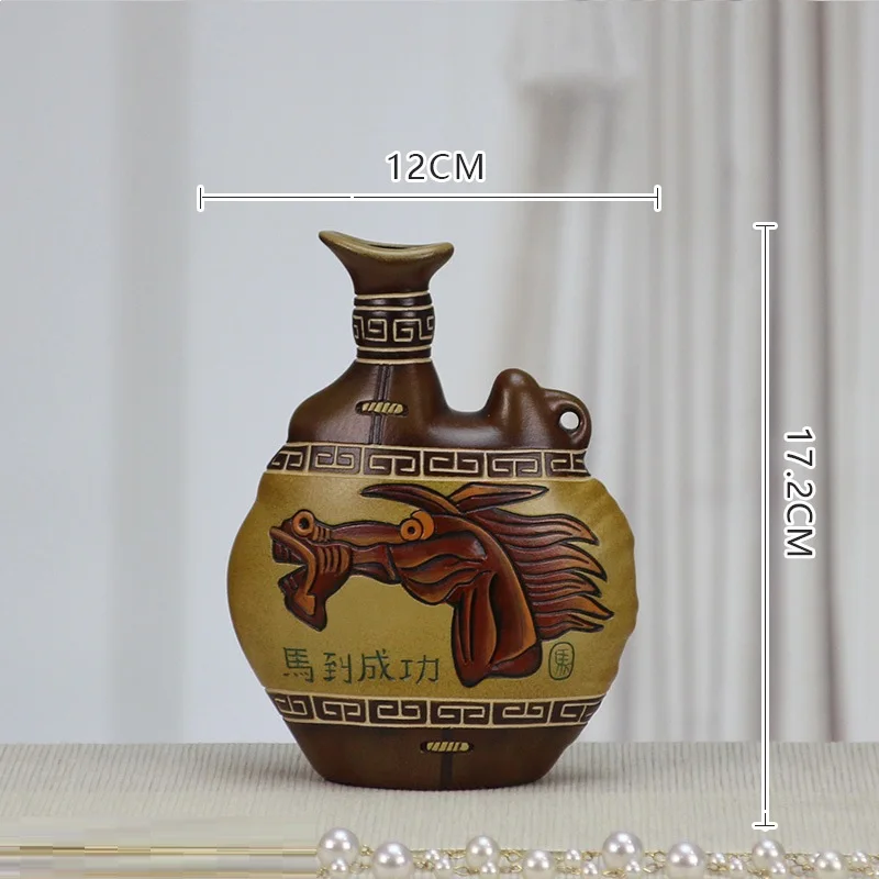 

Нация абстрактная ваза ручная роспись художественная бутылка китайское украшение сушеные цветы розетка керамические изделия Аксессуары д...