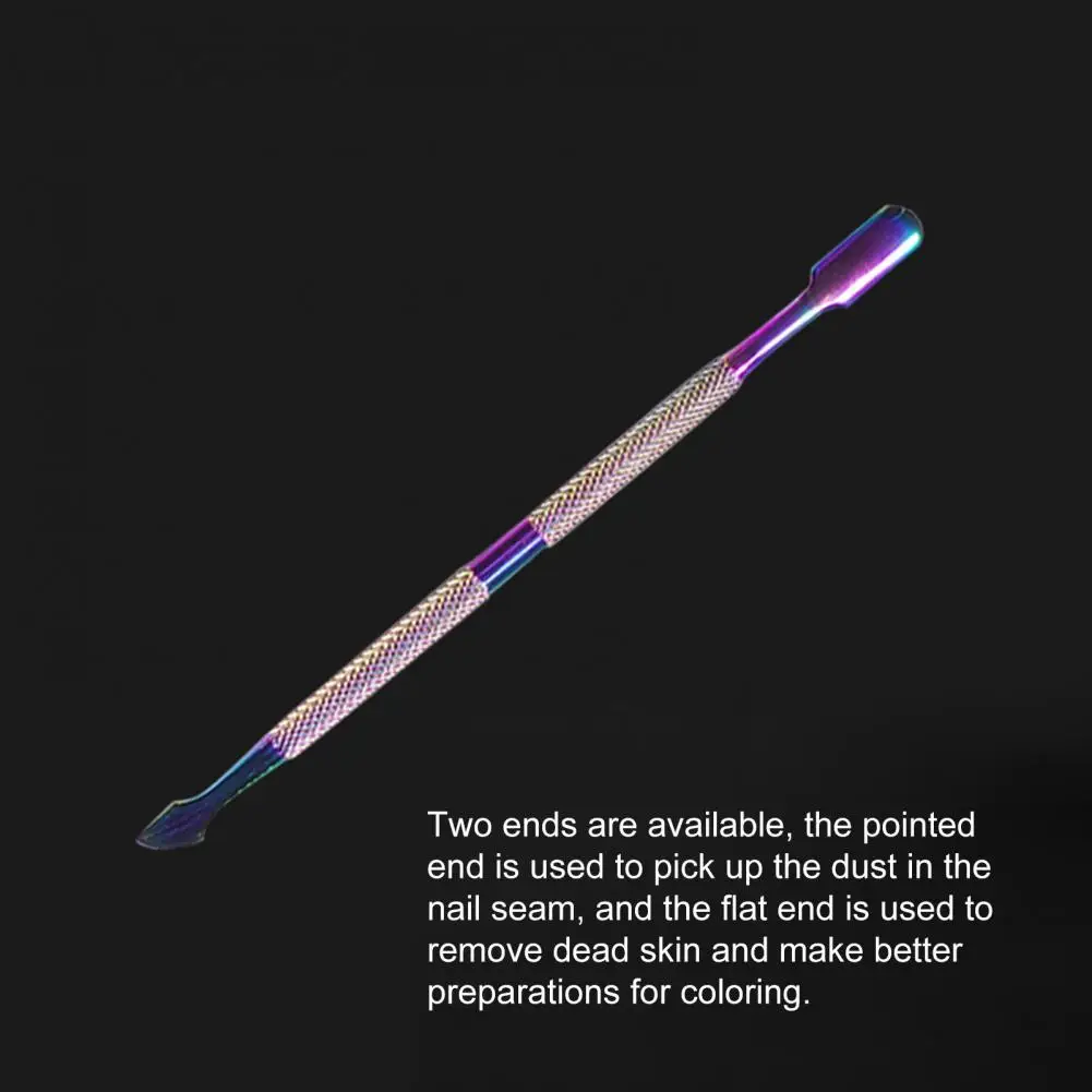 

Cuticle Remover Safe Rust-Proof Colored Dead Skin Pusher Portable Dead Skin Removing Nail Pusher