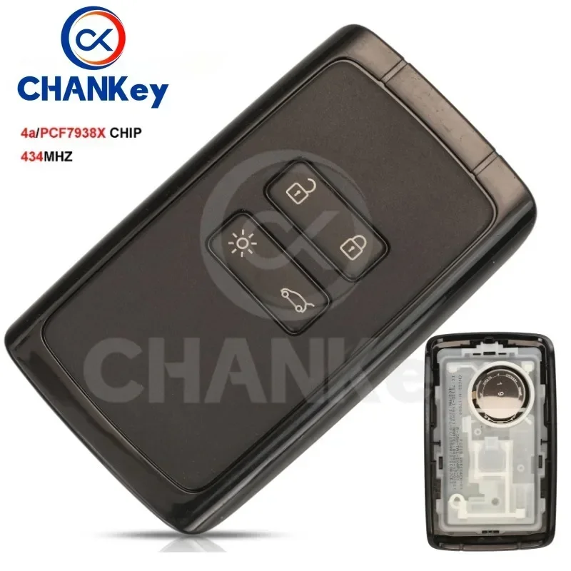 CHANKey оригинальная автомобильная сигнализация Smart Remote 434 МГц Hitag AES 4A/PCF7938X чип для