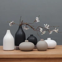 japanese zen ceramic vasessimple retro ceramic decoration creative home furnishings