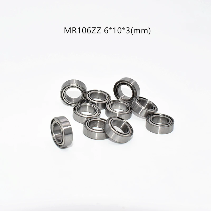 

MR106ZZ 10 шт. 6*10*3(мм) хромированная сталь Металлические герметичные миниатюрные подшипники