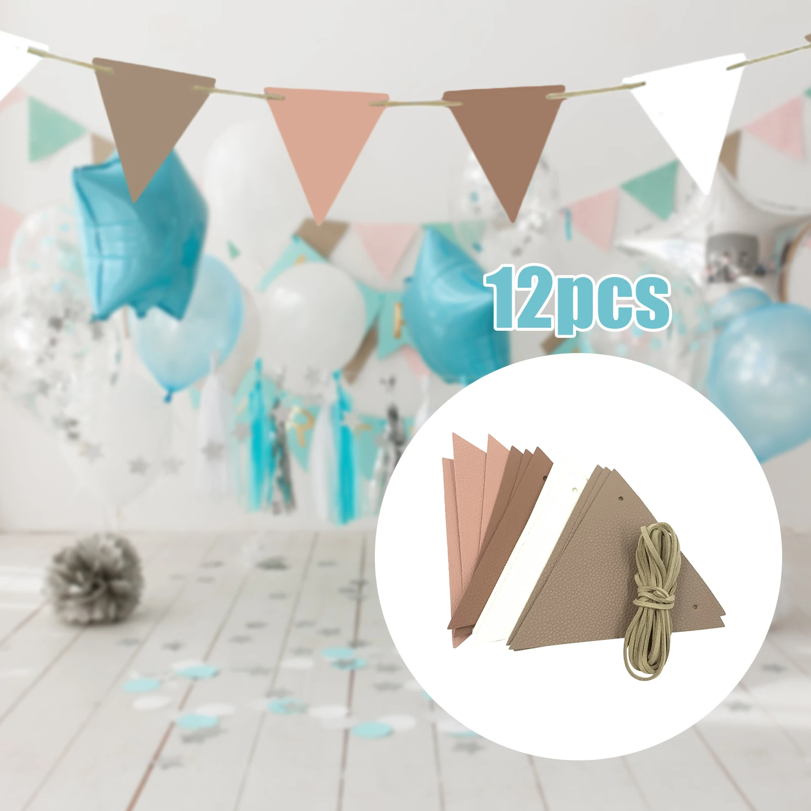 

Разноцветные кожаные треугольные баннеры в сборе, баннеры, кожаные баннеры, радужные баннеры на день рождения, гирлянда