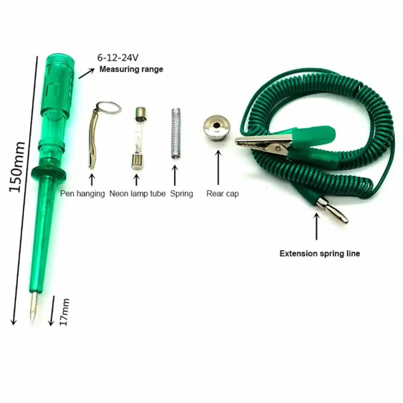 

Практичный тестовый карандаш 6-24 В, долговечный автомобильный тестовый карандаш, портативные автомобильные аксессуары, универсальный инст...