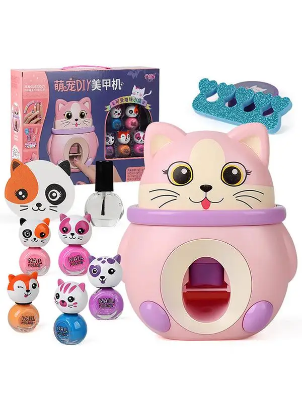 

Princess Pretend Play Toys Kit Nail Polish Playset Makeup Toy Gift For Girls Children Pretend Play Education Toy