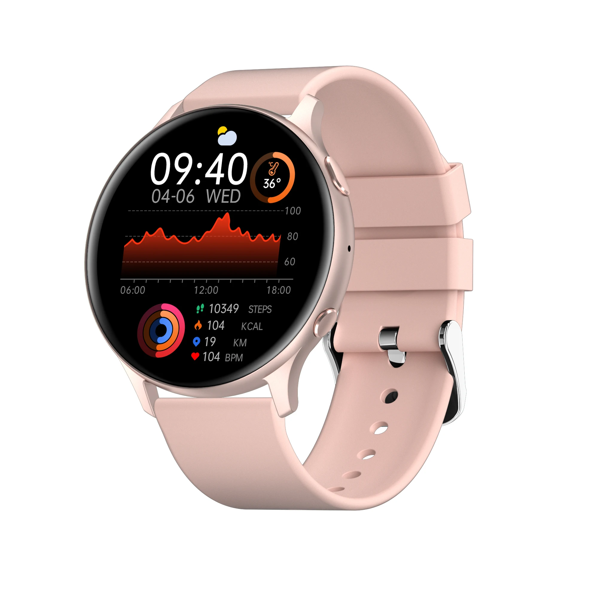 

ZL02D Men Women Smartwatch 1.32inch Round Full Touch Screen Helthy Tracker Sports Fitness Bluetooth Smart Watch Call Waterproof