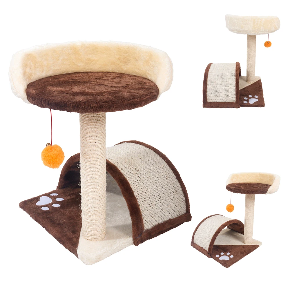 

Pet Cat Tree Scratcher Post Adjustable Scratching Climbing Tree Cat Toy Super High Cat Jumping Toys
