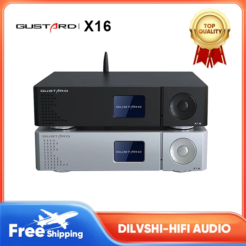 Новый смартфон GUSTARD DAC-X16, сбалансированный декодер MQA dual ES9068 полное декодирование Bluetooth 5,0 DSD512 DAC