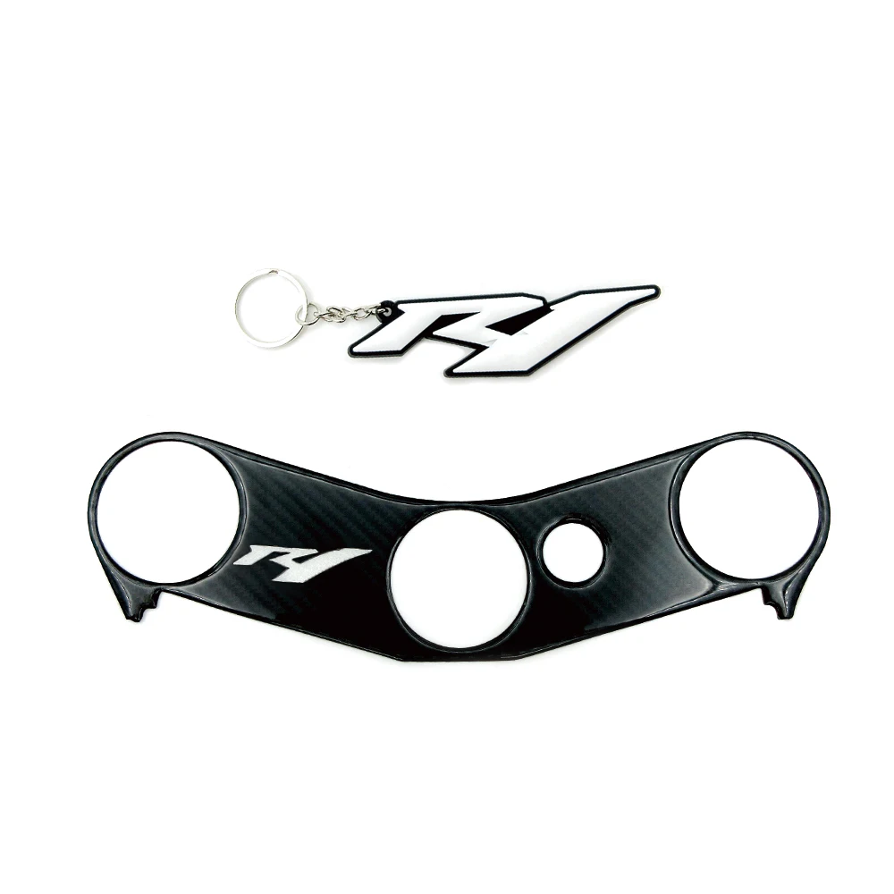 

Motorcycle Pad Triple Tree Top Clamp Upper Front End Decals For Yamaha YZF1000 YZFR1 YZF-R1 2004 2005 2006 Carbon Fiber Stickers