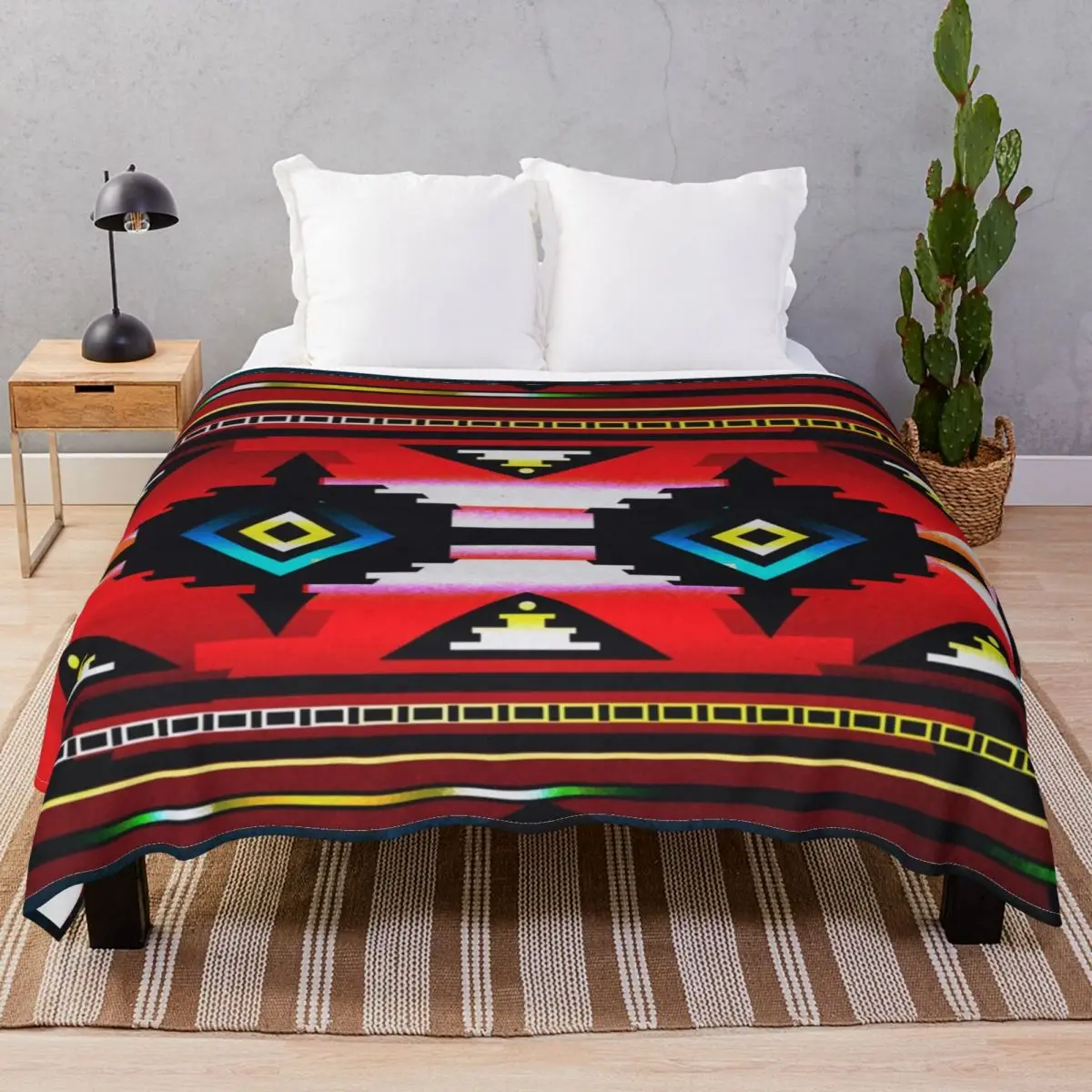 El Camino Blankets Flannel All Season Multi-function Throw Blanket for Bedding Home Couch Camp Office