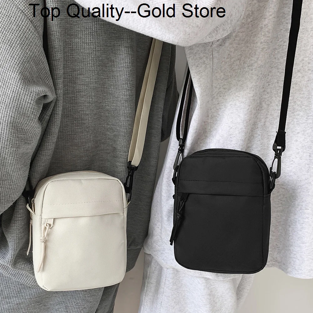 

Canvas Women's Crossbody Bag Trend 2023 Oxford Shoulder Handbag Korean Solid Color Student Phone Simple Shopper s Purse