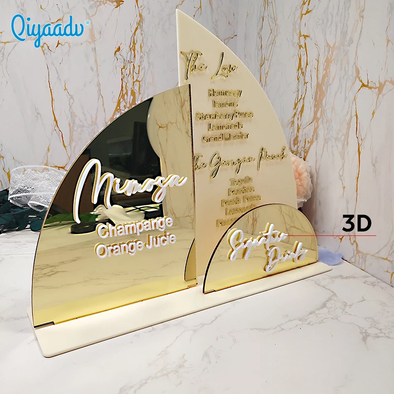 Современный акриловый стол для вечерние ринки, свадьбы, событий, меню, таблицы с цифрами, Индивидуальный размер цвета, стиль, 1 шт.