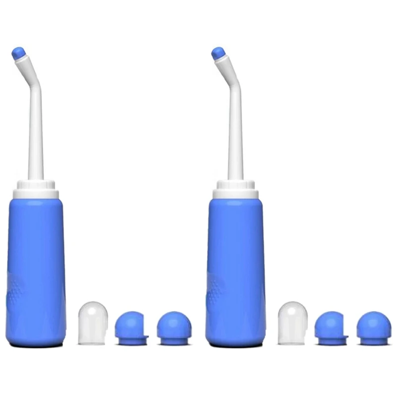 

HOT SALE 2X Handheld Washing Pregnant Sprayer Bidet Portable Long Nozzle Baby 500Ml Large Capacity Toilet Travel Personal Cleane