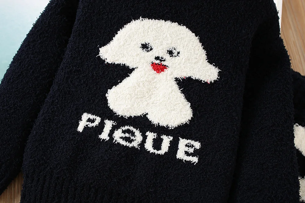 Комплекты трикотажной одежды для девочек осенне-зимние детские шерстяные