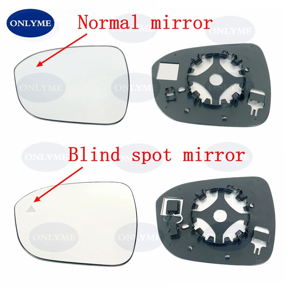 Автомобильное выпуклое зеркало с подогревом и слепой прожектором для Nissan Qashqai J12