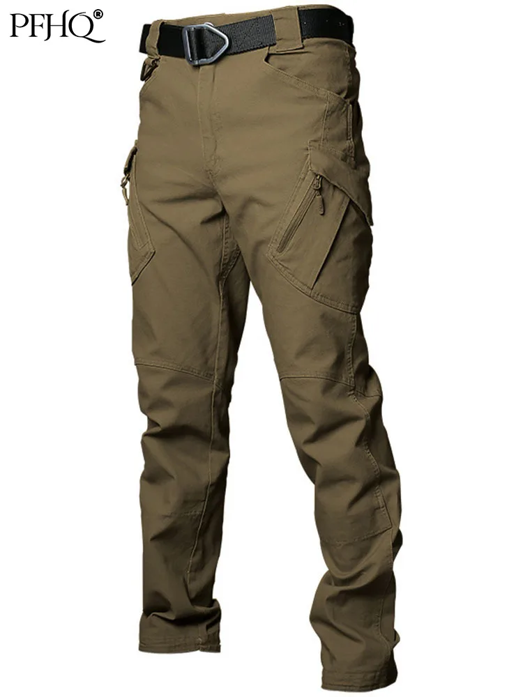 

PFHQ 2022 Autumn Men's Tactical Pants Casual Loose Many Pocket Camouflage Overalls Outdoor Trousers Cargo Trendy Clothes 21Q1696