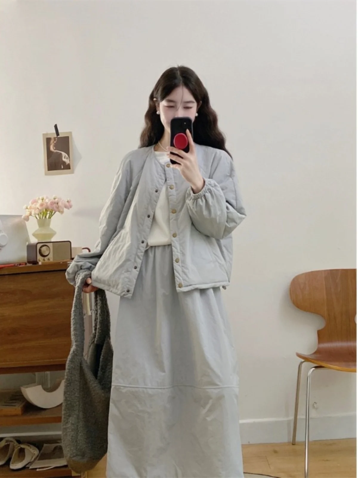 Комплект зимней одежды High Sense Женская одежда больших размеров Пухлая девушка