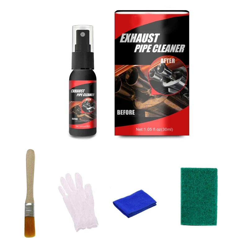 

30ml Exhaust Pipe Cleaner Iron Rust Cleaning Fluid Derusting Agent Rust Cleaner Rust Remover