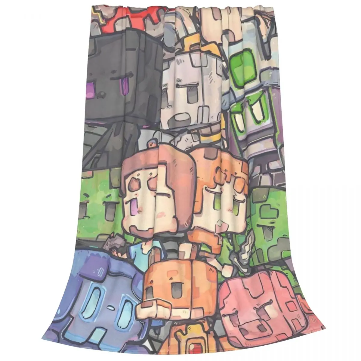 M-Minecraft Время! Нечеткие одеяло песочница индивидуальное пледы для дома плюшевое