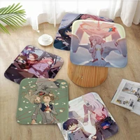 darling in the franxx square chair cushion soft office car seat comfort breathable 45x45cm sofa cushion