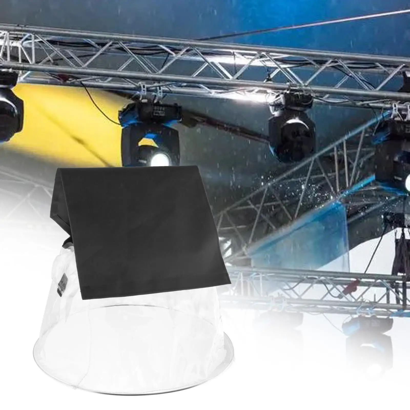 

Движущийся тропический чехол, прозрачные Прожекторы для событий, складная практичная Крышка для головы, наружная крышка для выставочного освещения диджея, сценического освещения