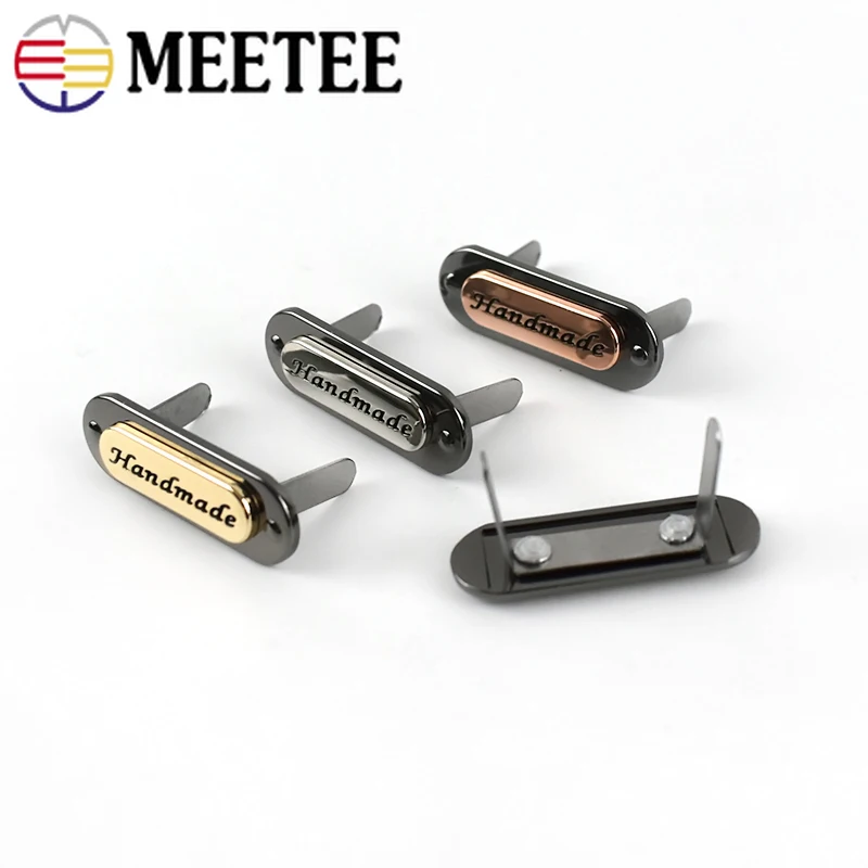 10/20 шт 35x12 мм металлическая бирка для сумок ручной работы, декоративные пряжки для кошелька, фурнитура для рукоделия, кожаные аксессуары для рукоделия 10/20 шт 35x12 мм металлическая бирка для сумок ручной работы, декоративные пряжки для кошелька, фурнитура для рукоделия, кожаные аксессуары для рукоделия