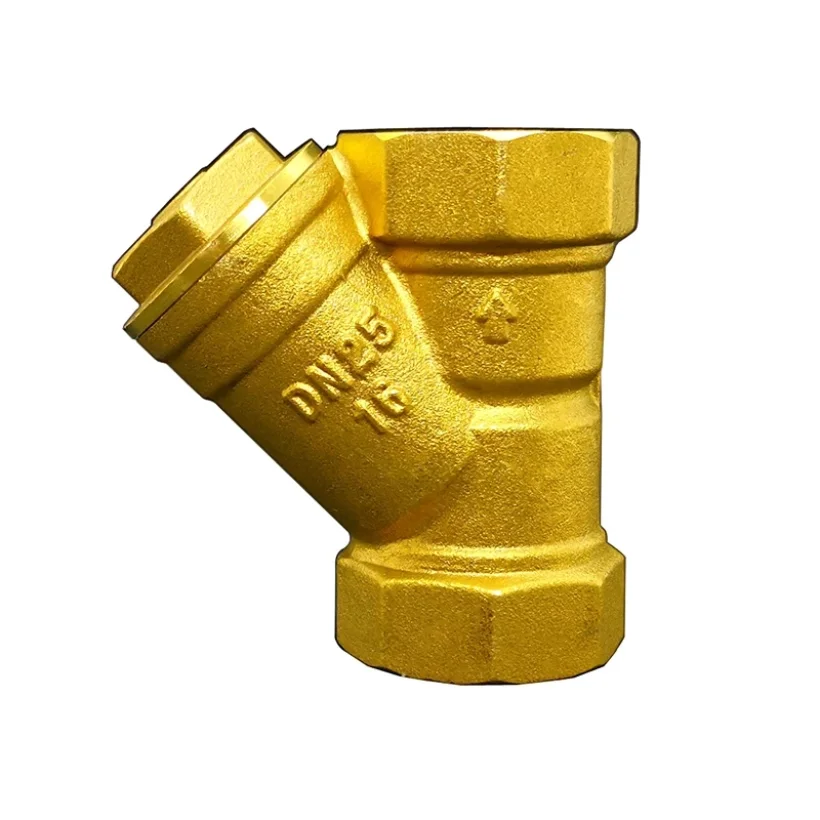 

1/2" 3/4" 1" BSP Female Thread Brass Inline Y Type Filter Strainer Valve Pipe Fitting Connector Adapter For Water New 1pc