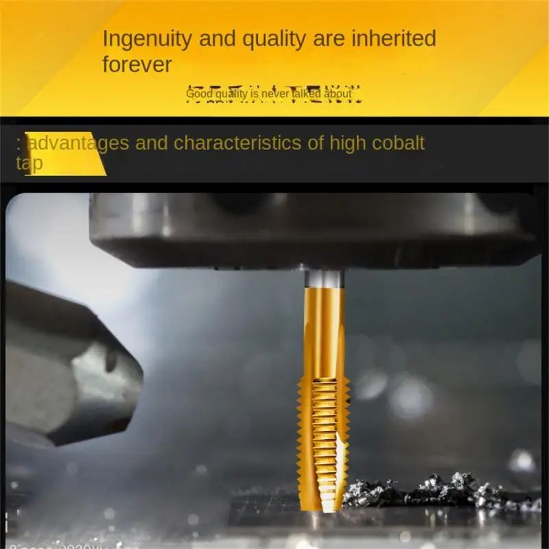 

Spiral Groove Drill High Quality Strong Wear Resistance Stainless Steel Special Durable 6542 High Speed Steel Tool Machine Tap