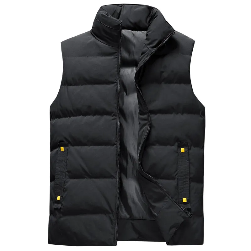 

Plus size 8XL Vest men's autumn and winter trend down cotton vest waistcoat large size warm couple thickened stand collar jacket