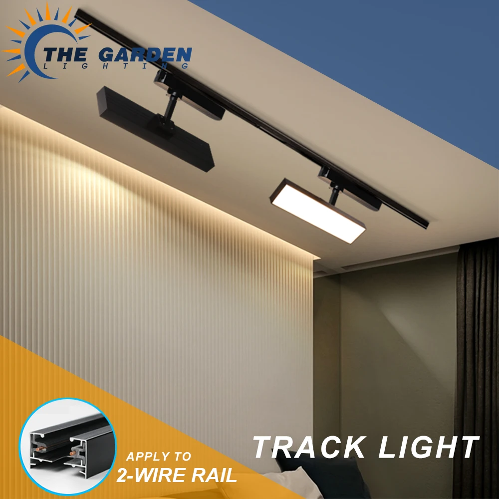 

Светодиодный Трековый светильник CREE, 50 Вт, светодиодный потолочный светильник COB 85-265 В переменного тока, Светодиодный линейный светильник, ...