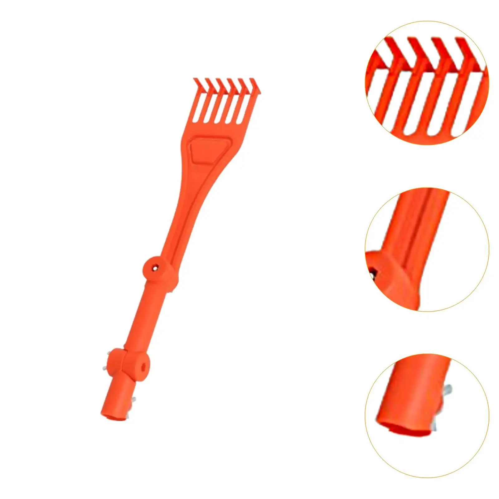 Инструмент для чистки раковины прочный практичный помощник двора оранжевый