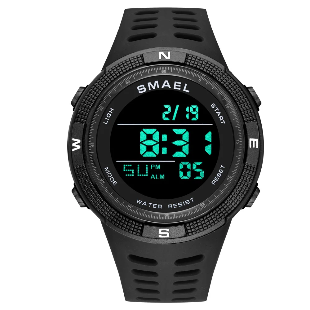 

Smael Brand Men Outdoor Chrono Digital Wristwatch Timer Waterproof Military Army Sport Mens Watches Led Display Electronic Clock