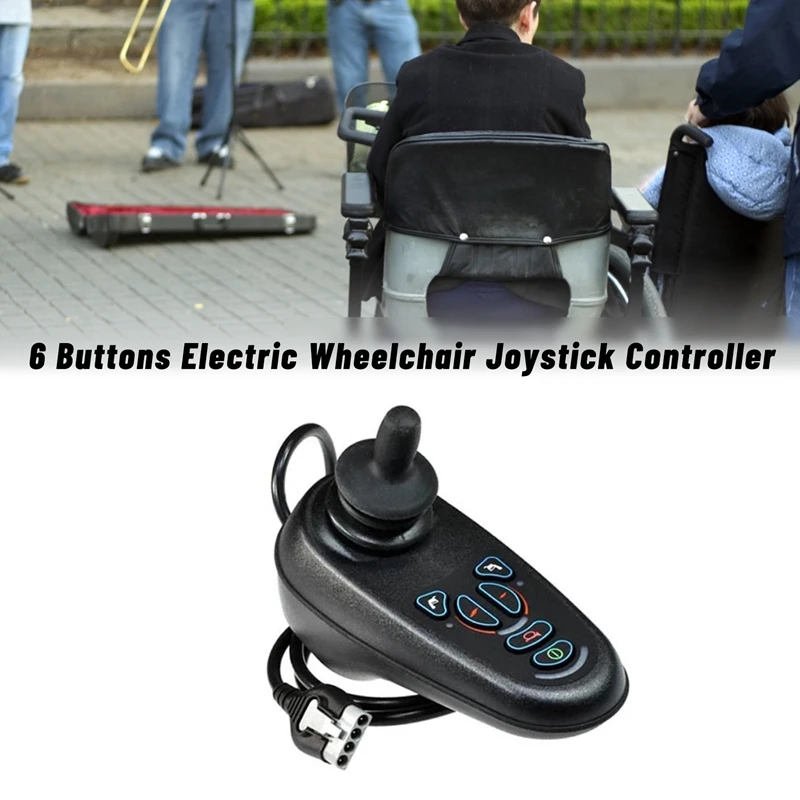 

6 Buttons Electric Wheelchair Joystick Controller With Actuator Controller Joystick S Drive For PG VR2 D50680