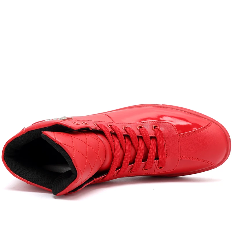 2022 Red Brand Superstar Shoes Men Luxury Designer Black Men Sneakers Big Size 47 Street High top Men's Skateboard Shoes Flats