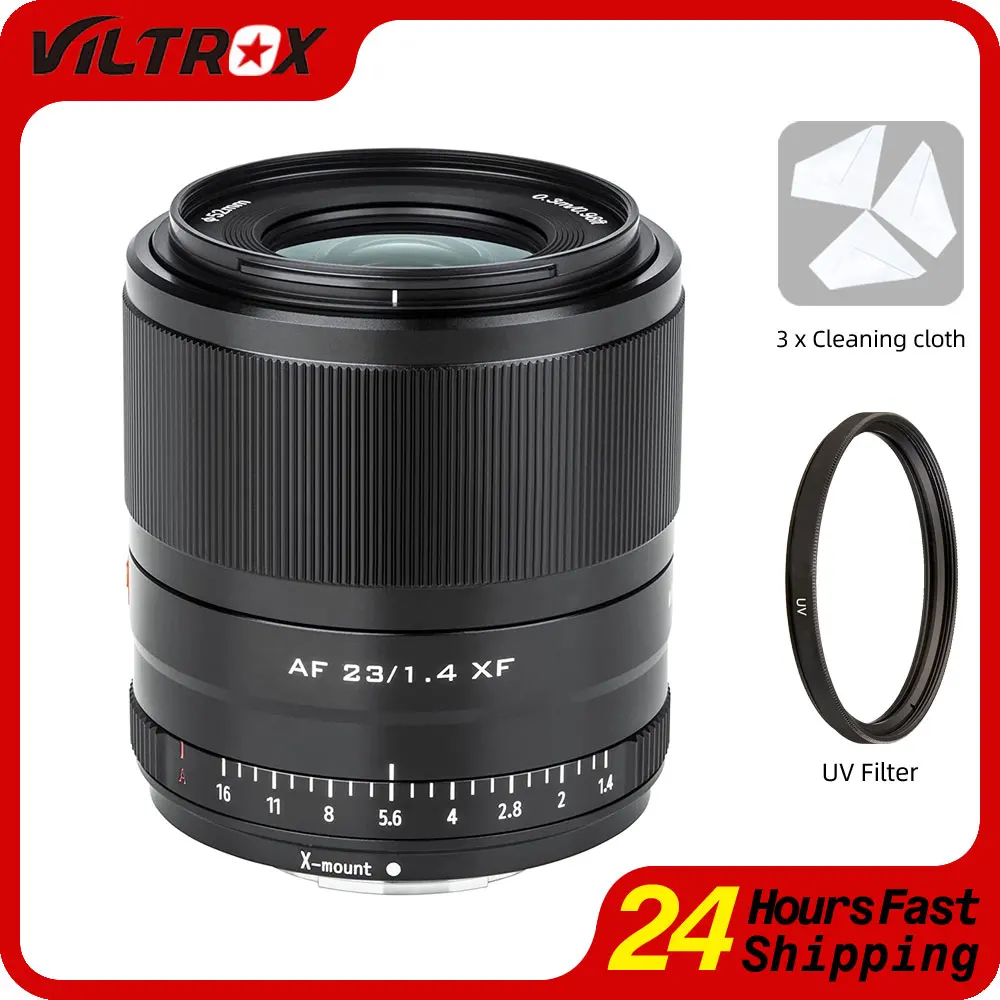 

Фотообъектив Viltrox 23 мм F1.4 AF с автофокусом, фото-и видеокамера Fuji Fujifilm X