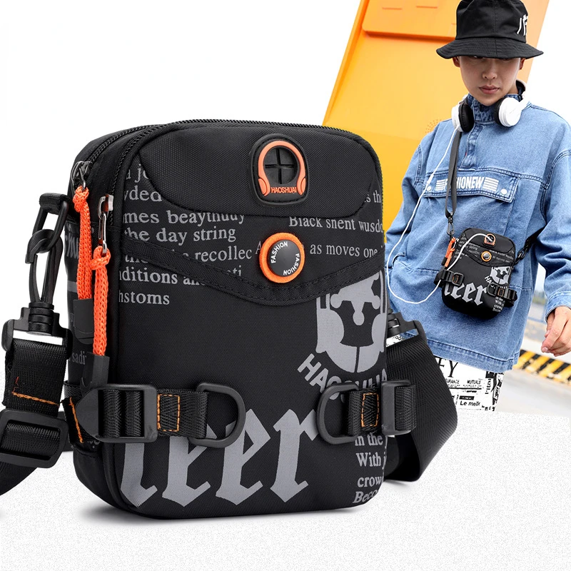 

Men Shoulder Bag Outdoor Leisure Messenger Bag Fashion Waist Bag Pendant Multifunctional Phone Purse For Sports